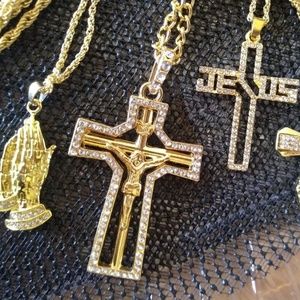 18K Gold Faith Necklaces